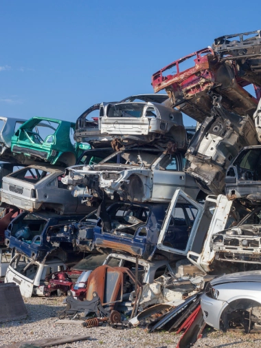 Old machine parts and motors bought as machinery scrap