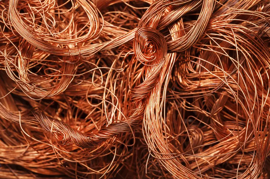 Copper scrap wire, one of the highest value metals