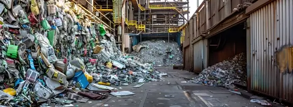 Mixed factory scrap segregated at an Ambattur unit